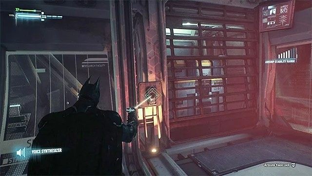 Eksploracja sterowca beta jest mniej skomplikowana aniżeli ma to miejsce w przypadku jednostki alfa - Podpowiedzi do eksploracji sterowca beta | Sekrety - Sterowce Stagga - Batman Arkham Knight - poradnik do gry