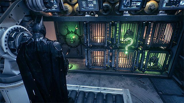 Wymagane gadżety: urządzenie do zdalnego hakowania - Trofea Człowieka-Zagadki na pokładach sterowców Stagga (11-21) | Sekrety - Sterowce Stagga - Batman Arkham Knight - poradnik do gry