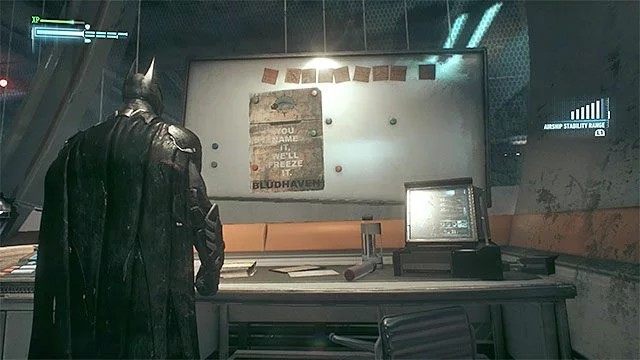 Zeskanuj plakat - Zagadki słowne na pokładach sterowców Stagga | Sekrety - Sterowce Stagga - Batman Arkham Knight - poradnik do gry