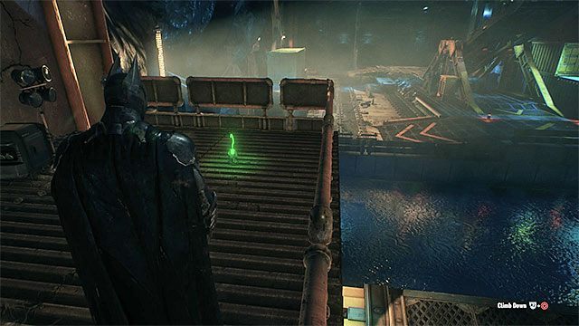 Zajrzyj na dach małego budynku - Trofea Człowieka-Zagadki w tunelach metra w budowie | Sekrety - Metro w budowie - Batman Arkham Knight - poradnik do gry