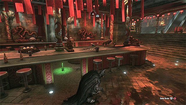 Zajrzyj pod stołem - Trofea Człowieka-Zagadki w bazie rycerza Arkham (1-10) | Sekrety - Baza rycerza Arkham - Batman Arkham Knight - poradnik do gry