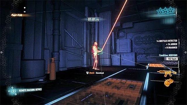 Dostępność: Wyzwanie to zostanie odblokowane po tym jak użyjesz syntezatora mowy żeby doprowadzić jakiegoś przeciwnika do miejsca, w którym zastawiona została na niego pułapka - Wyzwania - kategoria Predator | Wyzwania RR | Batman Arkham Knight - Batman Arkham Knight - poradnik do gry