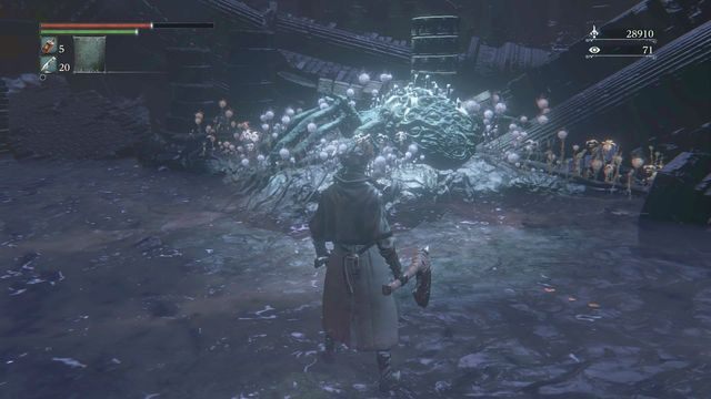 Ołtarz, który przywróci do życia królową Podłokrwistych, Annalise. - Górny Rewir Katedralny | Opis przejścia Bloodborne - Bloodborne - poradnik do gry