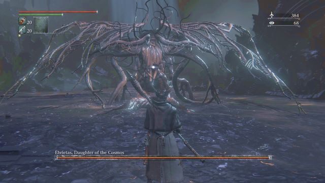 Wykorzystaj początkowe położenie, aby wyprowadzić kilka mocnych uderzeń. - Ebrietas, Córka Kosmosu | Bossowie w Bloodborne - Bloodborne - poradnik do gry