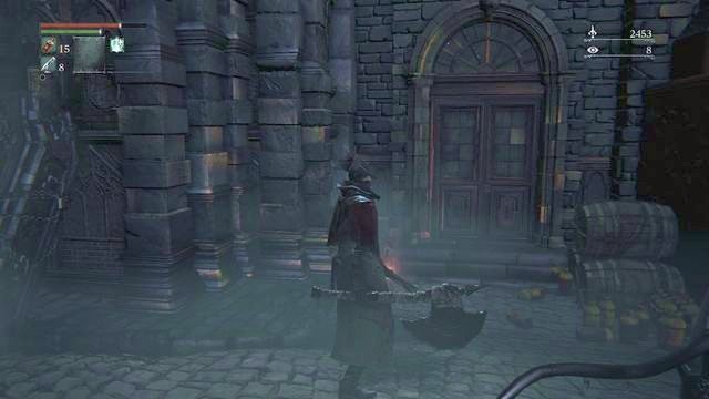 Drzwi, za którymi znajduje się Arianna. - Kawałki pępowiny w Bloodborne - Bloodborne - poradnik do gry