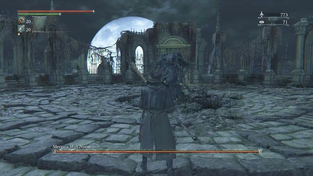 Po zabiciu Mamki Mergo będziesz mógł podnieść Jedną trzecią pępowiny. - Kawałki pępowiny w Bloodborne - Bloodborne - poradnik do gry