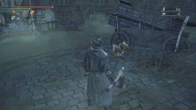 Postać z Zakazanego lasu będzie dawać Ci Grudki krwi bestii po zabiciu każdego kolejnego uratowanego, w Kaplicy Oedona. - Tryb Bestii w Bloodborne - Bloodborne - poradnik do gry