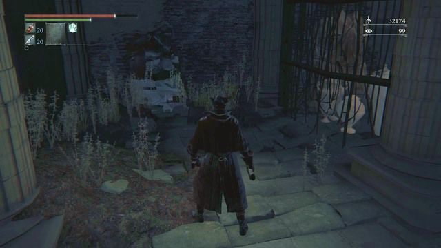 Wyjście prowadzące w miejsce walki z bossem. - Yahargul, Niewidzialna wioska - Podziemne więzienie | Opis przejścia Bloodborne - Bloodborne - poradnik do gry