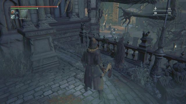 Eileen znajdziesz zaraz po wyjściu z Kaplicy Oedona. - Eileen | Zadania poboczne w Bloodborne - Bloodborne - poradnik do gry