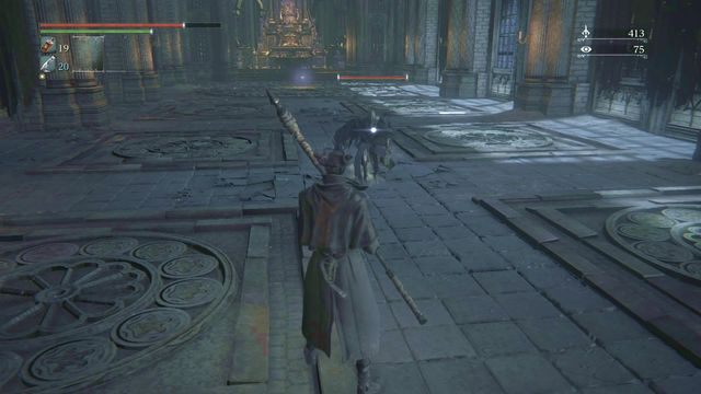 Walka z tropicielem w Archikatedrze jest bardzo wymagająca. - Eileen | Zadania poboczne w Bloodborne - Bloodborne - poradnik do gry