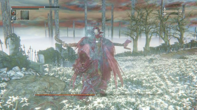 Podczas zmiany na trzecią fazę walki możesz przez chwilę okładać przeciwnika. - Gehrman, Pierwszy tropiciel | Bossowie w Bloodborne - Bloodborne - poradnik do gry