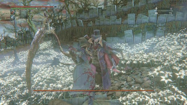 Odpowiedni timing pozwoli na wyprowadzenie ciosu kończącego. - Gehrman, Pierwszy tropiciel | Bossowie w Bloodborne - Bloodborne - poradnik do gry