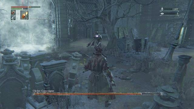 Ojciec Gascoigne ma podobny styl walki do gracza. - Ojciec Gascoigne | Bossowie w Bloodborne - Bloodborne - poradnik do gry