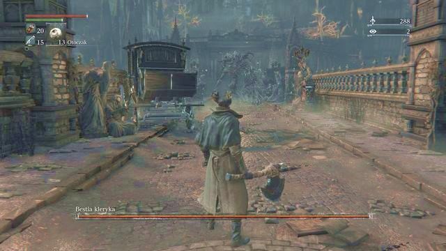 Bestia Kleryka to sporych rozmiarów boss. - Bestia Kleryka | Bossowie w Bloodborne - Bloodborne - poradnik do gry