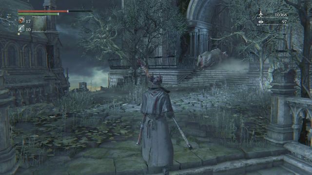 Spokojnie podejdź do świni i zaatakuj od tyłu. - Koszmar Mensisa | Opis przejścia Bloodborne - Bloodborne - poradnik do gry
