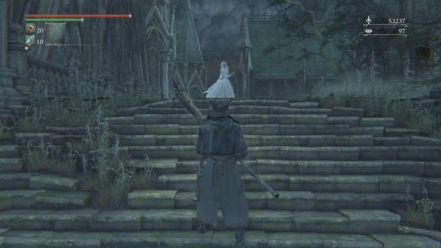 Prosto za zjawą znajdziesz windę oraz skrzynie, droga w prawo to kolejna winda, tym razem prowadząca do bossa. - Koszmar Mensisa | Opis przejścia Bloodborne - Bloodborne - poradnik do gry