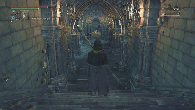 Pociągnij za wajchę, aby zrzucić Mózg na dół. - Koszmar Mensisa | Opis przejścia Bloodborne - Bloodborne - poradnik do gry