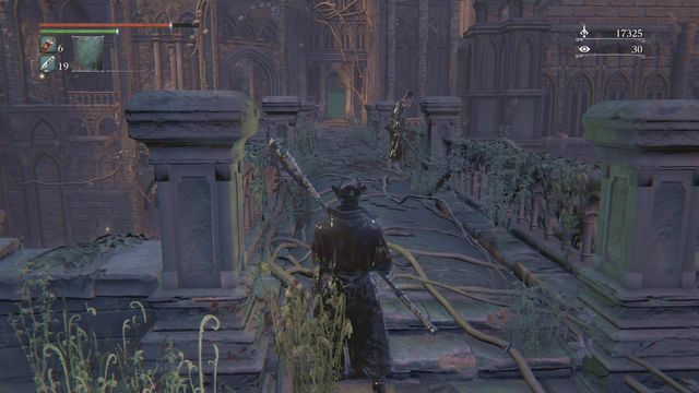 Przejdź przez most na drugą stronę. - Yahargul, Niewidzialna wioska - Kaplica Yahargul | Opis przejścia Bloodborne - Bloodborne - poradnik do gry