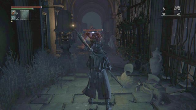 W środku zostaniesz zaatakowany przez dwóch przeciwników. - Yahargul, Niewidzialna wioska | Opis przejścia Bloodborne - Bloodborne - poradnik do gry