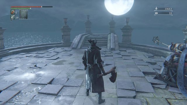 Zeskocz do wody, jeżeli jesteś gotowy na walkę z bossem. - Byrgenwerth | Opis przejścia Bloodborne - Bloodborne - poradnik do gry