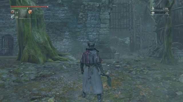 Bramę otworzysz omijając budynek z lewej strony, pomiędzy klatkami psów. - Zakazany las | Opis przejścia Bloodborne - Bloodborne - poradnik do gry