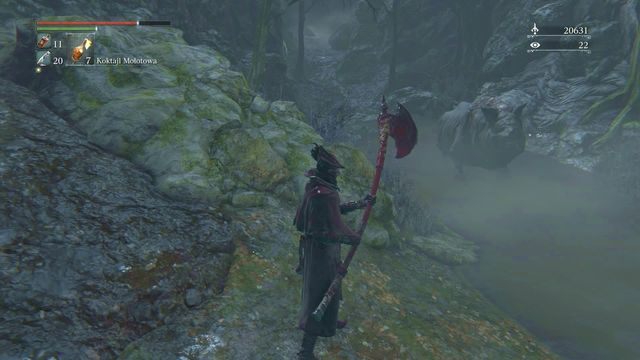 Miejsce z którego możesz udać się w dwie przeciwne strony. - Zakazany las | Opis przejścia Bloodborne - Bloodborne - poradnik do gry