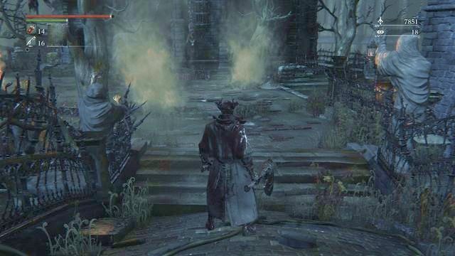 Zaraz za mostem zostaniesz zaatakowany. - Stare Yharnam | Opis przejścia Bloodborne - Bloodborne - poradnik do gry