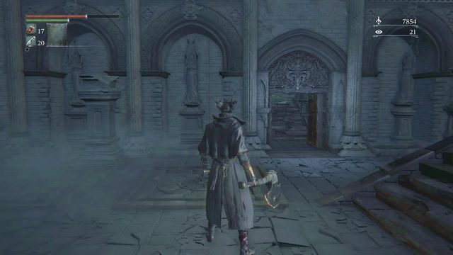 Otwarte po walce z bossem drzwi. - Rewir Katedralny | Opis przejścia Bloodborne - Bloodborne - poradnik do gry