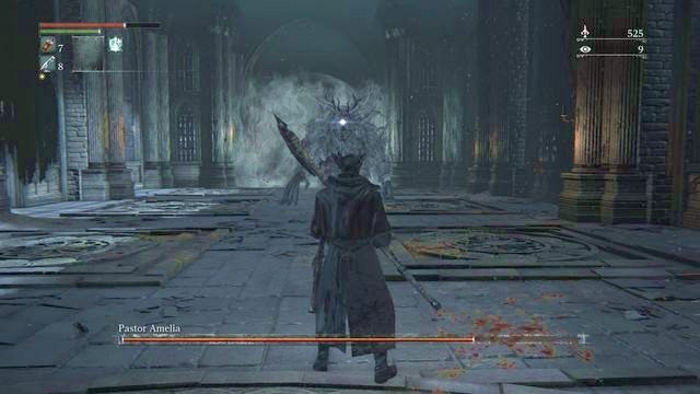 Biegnąca Amelia zwykle wykonuje w stronę gracza skok, połączony z uderzeniem. - Pastor Amelia | Bossowie w Bloodborne - Bloodborne - poradnik do gry