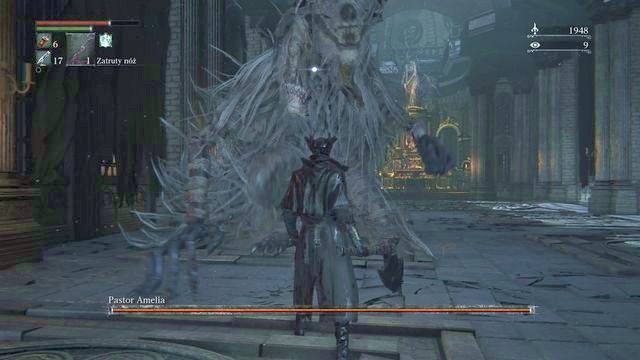 Będąc zbyt blisko przeciwnika jesteś narażony na dużo szybkich ciosów. - Pastor Amelia | Bossowie w Bloodborne - Bloodborne - poradnik do gry