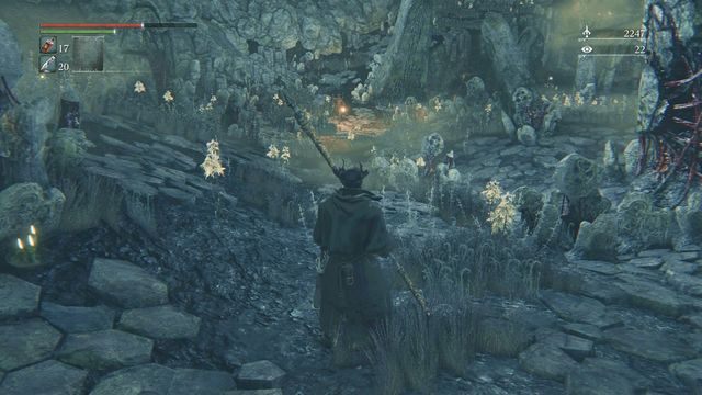 Miejsce, w którym zaatakują tropiciele. - Granica koszmaru | Opis przejścia Bloodborne - Bloodborne - poradnik do gry