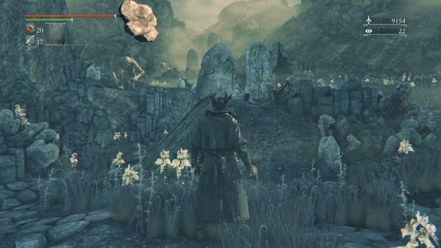 Uważaj na lecące w Twoją stronę głazy. - Granica koszmaru | Opis przejścia Bloodborne - Bloodborne - poradnik do gry