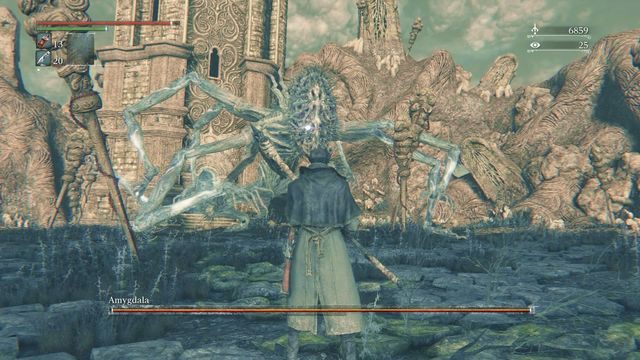 Ataki Amygdali mają spory zasięg. - Amygdala | Bossowie w Bloodborne - Bloodborne - poradnik do gry