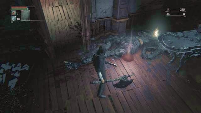 Tętnienia znajdziesz w plamie krwi na ziemi, w miejscu wcześniejszej śmierci. - Śmierć w Bloodborne - Bloodborne - poradnik do gry