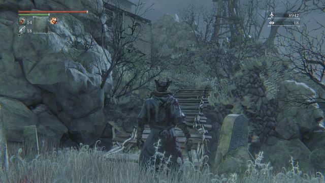 Za mostem czekają na Ciebie kolejni dwaj przeciwnicy. - Karner w Hemwick | Opis przejścia Bloodborne - Bloodborne - poradnik do gry