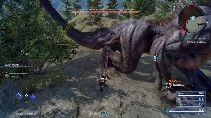 Pojedynczy atak przy pomocy Blade of Brennaere potrafi zadać nawet 5,000 punktów obrazeń! - Jak odblokować jazdę na Chocobo w Final Fantasy XV? - Final Fantasy XV - poradnik do gry