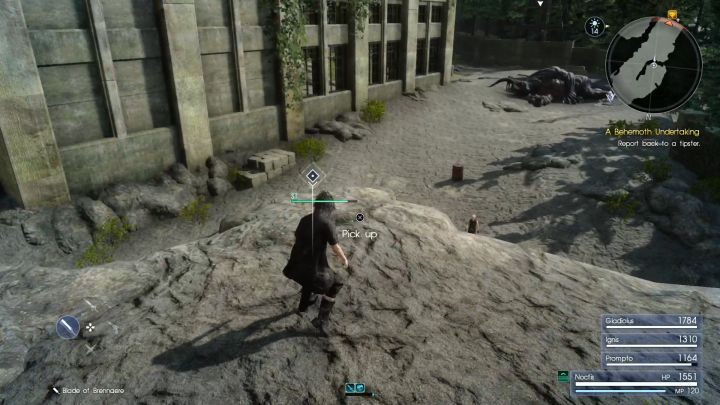 Broken Harmonica, znajdujące się na wzgórzu, z którego zeskoczyła bestia. - Jak odblokować jazdę na Chocobo w Final Fantasy XV? - Final Fantasy XV - poradnik do gry