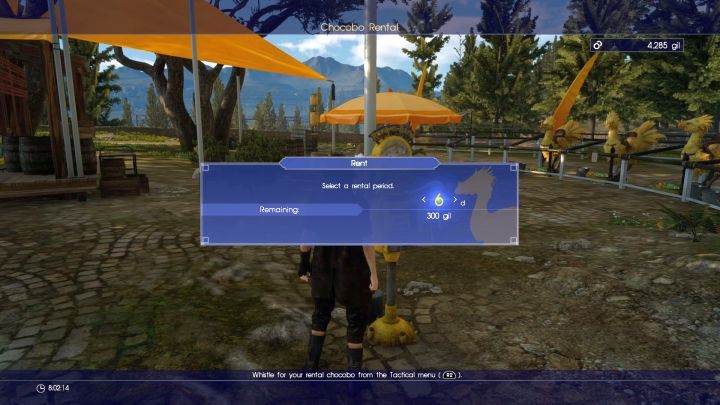 Możesz wynająć Chocobo na 7 dni. - Jak odblokować jazdę na Chocobo w Final Fantasy XV? - Final Fantasy XV - poradnik do gry