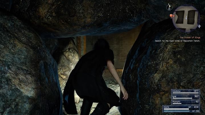 Podziemia są dość rozgległe - zerkaj na mapę i staraj się sprawdzić każdą odnogę - Chapter 2 - No Turning Back | Solucja Final Fantasy XV - Final Fantasy XV - poradnik do gry