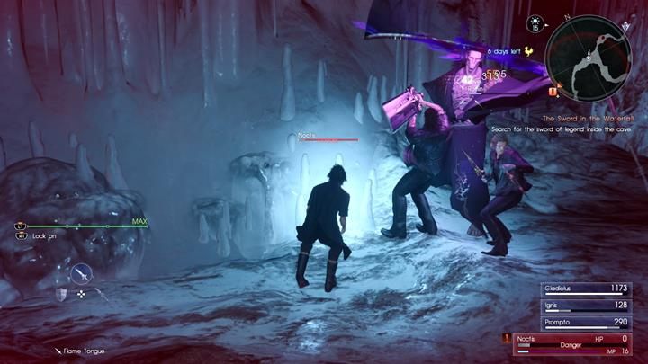 W podziemiach czeka Cię sporo trudnych walk - najtrudniej przebiegać będzie starcie z roninami - Chapter 3 - The Open World | Solucja Final Fantasy XV - Final Fantasy XV - poradnik do gry