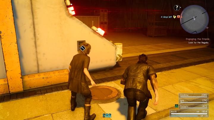 Otwórz bramę i kieruj się dalej w głąb bazy - Chapter 5 - Dark Clouds | Solucja Final Fantasy XV - Final Fantasy XV - poradnik do gry