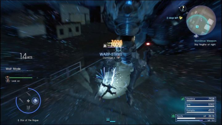 120 poziomowy Nalfgar to ostatni wróg w tej serii zadań. - Randolph i legendarne bronie | Solucja Final Fantasy XV - Final Fantasy XV - poradnik do gry
