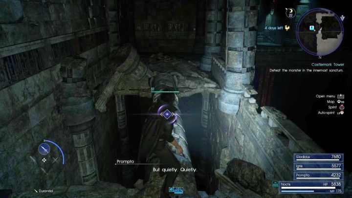 Wspominany prowizoryczny most. - Costlemark Tower | Solucja Final Fantasy XV - Final Fantasy XV - poradnik do gry