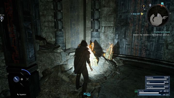Wspomniany depozyt ognia. - Costlemark Tower | Solucja Final Fantasy XV - Final Fantasy XV - poradnik do gry