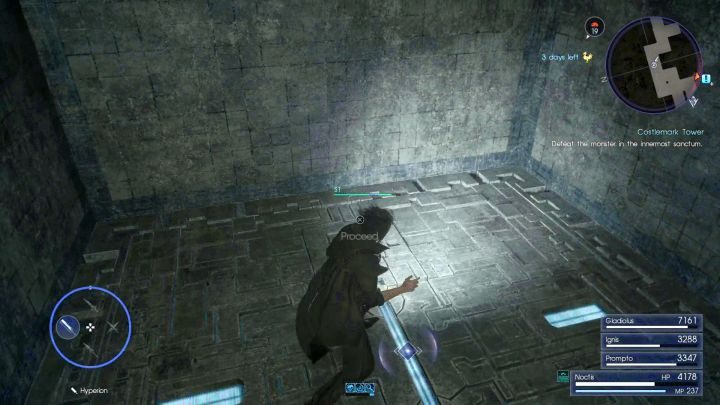 Poruszać można się tutaj przy pomocy interaktywnych ścian. - Costlemark Tower | Solucja Final Fantasy XV - Final Fantasy XV - poradnik do gry