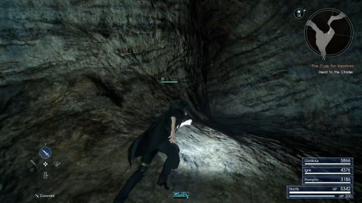 Rozwidlenie prowadzące do dalszej części jaskini. - Wszystkie Moogle Charm +20%EXP w Final Fantasy XV - Final Fantasy XV - poradnik do gry
