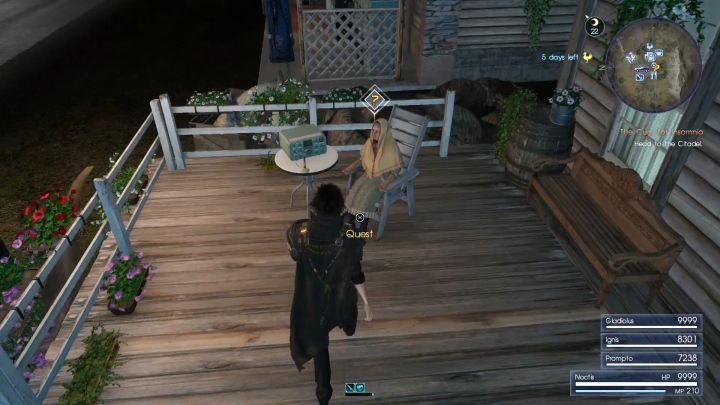 Ezma - postać, u której zaczynasz i kończysz zadanie. - Informacje ogólne i odblokowanie | Final Fantasy XV - Final Fantasy XV - poradnik do gry