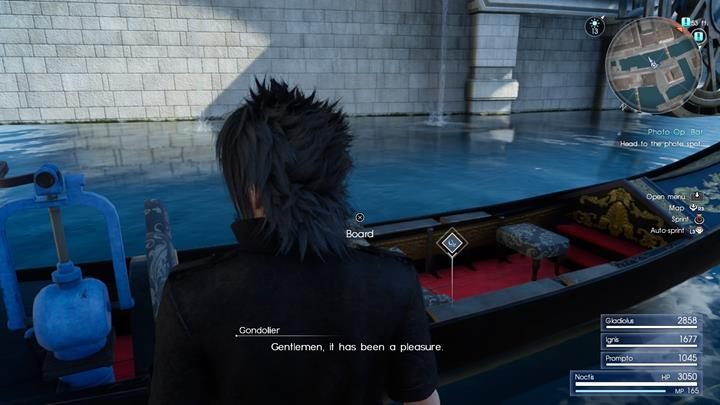 Biegnij do wskaźnik - po drodze natkniesz się na gondolę - Chapter 9 - Callings | Solucja Final Fantasy XV - Final Fantasy XV - poradnik do gry