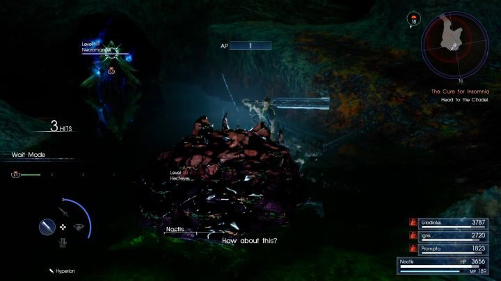 Walka w zbiorniku zatrutej wody to niezbyt dobry pomysł, jednak nie będziesz w stanie nic na to poradzić. - Daurell Caverns | Solucja Final Fantasy XV - Final Fantasy XV - poradnik do gry