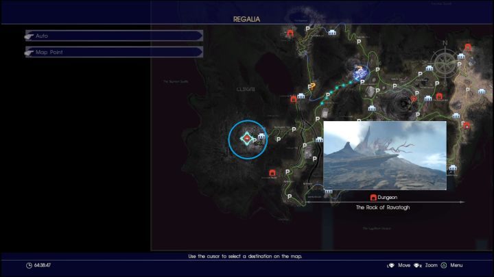 Lokalizacja Rock of Ravatogh. - Rock of Ravatogh | Solucja Final Fantasy XV - Final Fantasy XV - poradnik do gry